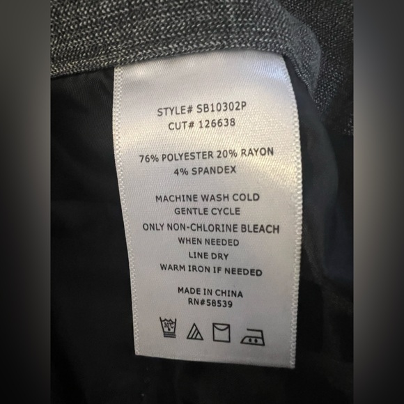 Kut From the Kloth Petites Womens Dress Pants Size 8P Gray Flat Front Pockets - Picture 5 of 5